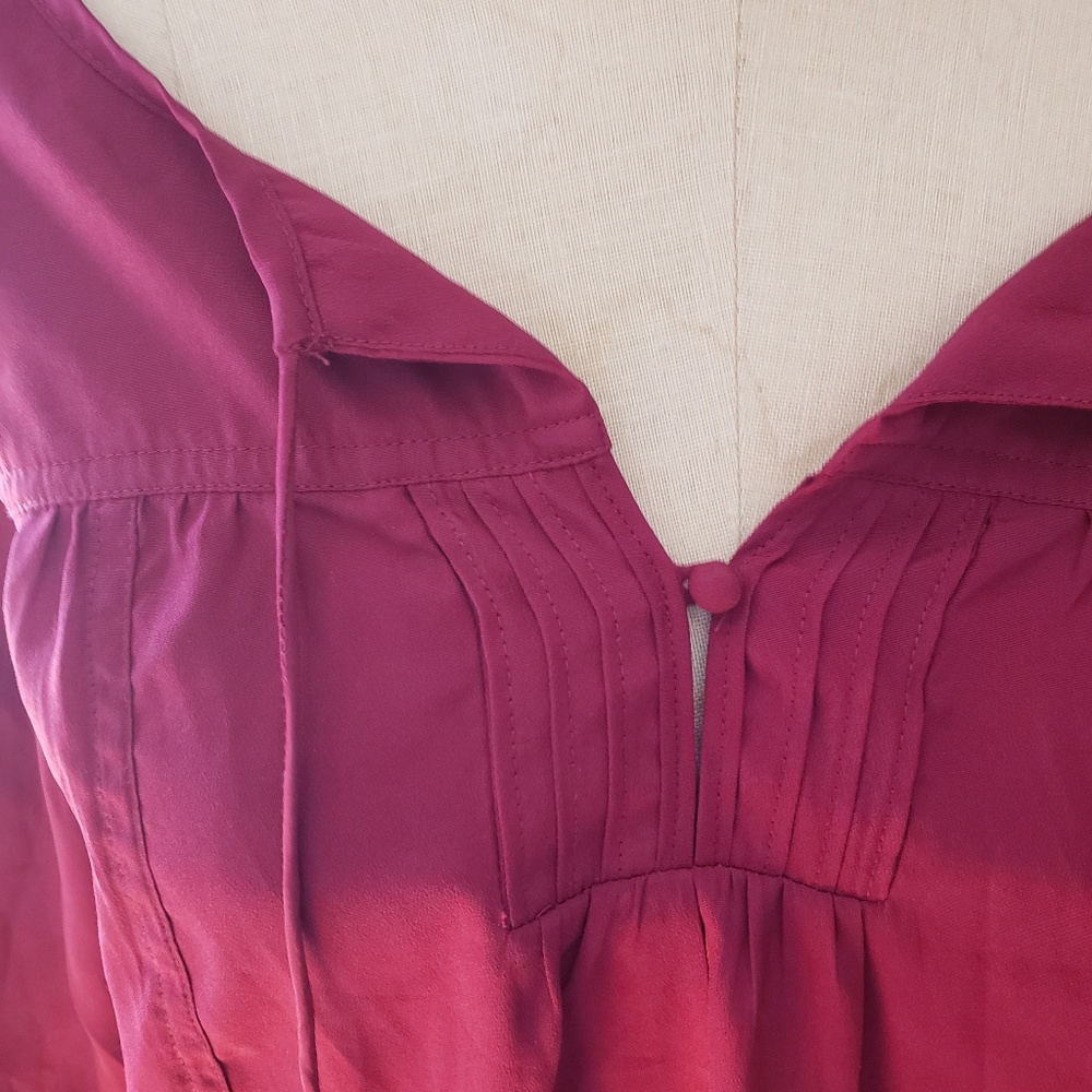 American Eagle Maroon Blouse - image 5